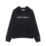 Zwarte hooded sweatshirt voor dames Champion , Black , Dames