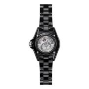 Elegante zwarte keramische automatische horloge Chanel , Black , Dames