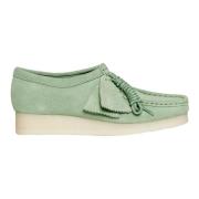 Laced Shoes Clarks , Green , Dames