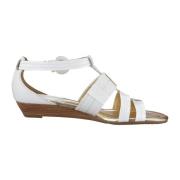 Stijlvolle dames sandaal met verstelbare band Clarks , White , Dames