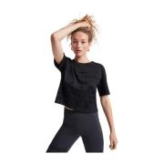 Katoenen Dames T-Shirt Lente/Zomer Collectie Desigual , Black , Dames