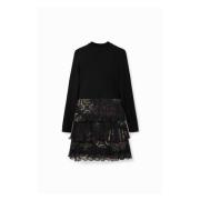 Salma Damesjurk Desigual , Black , Dames