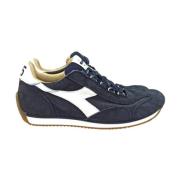 Stijlvolle Suede Sneakers Diadora , Blue , Heren