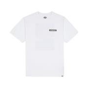 Stijlvolle Katoenen Heren T-Shirt Dickies , White , Heren