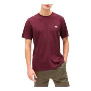 Heren Bordeaux Ronde Hals T-shirt Dickies , Red , Heren