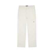 Cropped Broeken, Stijlvol en Comfortabel Dickies , White , Heren