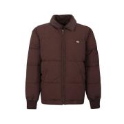 Logo Nylon Jas Dickies , Brown , Heren