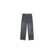 Gewaxte dubbele kniebroek Dickies , Gray , Heren