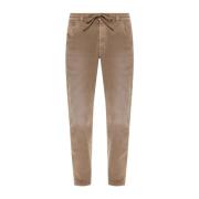 Slim-fit broek Diesel , Beige , Heren