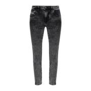 ‘2015 Babhila L.30’ skinny fit jeans Diesel , Gray , Dames