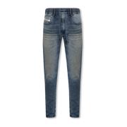 ‘D-Strukt Jogg’ jeans Diesel , Blue , Heren