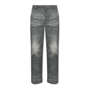 ‘P-Gold-Trompe’ broek Diesel , Gray , Heren