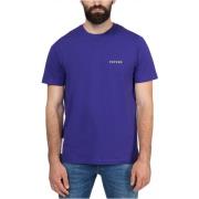 Psych3 Katoenen T-Shirt Diesel , Purple , Heren