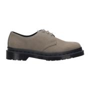 Grijze Leren 3-Gaats Schoen Dr. Martens , Gray , Heren