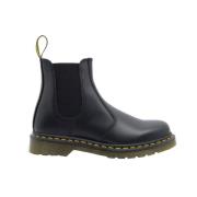 Zwarte Chelsea Boots met Gele Stiksels Dr. Martens , Black , Heren