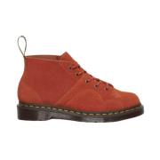 Suede Monkey Boots Rust Tan Dr. Martens , Brown , Heren