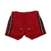 Casual Herenshorts - Boxer Midi Stijl Dsquared2 , Red , Heren