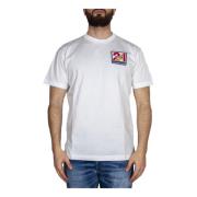 24Seven Wit T-Shirt Dsquared2 , White , Heren