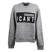 Koud Klimaat Sweatshirt Dsquared2 , Gray , Dames