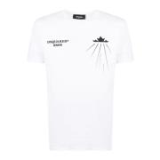 Bedrukt Katoenen T-Shirt - Update voor Heren Casual Garderobe Dsquared...