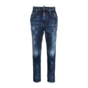 Upgrade je denimstijl met stijlvolle slim-fit jeans Dsquared2 , Blue ,...