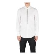Casual wit overhemd Dsquared2 , White , Heren