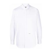 Ss22 Wit Katoenen Overhemd Dsquared2 , White , Heren
