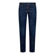 Slim-fit Jeans Blauw Dsquared2 , Blue , Dames