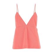 Stijlvolle mouwloze tops voor vrouwen Dsquared2 , Pink , Dames