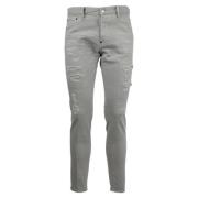Slim-fit Denim Jeans Dsquared2 , Gray , Heren