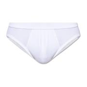 Katoenen slip met logo Dsquared2 , White , Heren