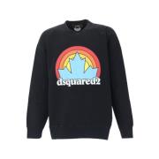 Stijlvolle Sweatshirt Dsquared2 , Black , Heren