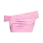 Ruched sleeveless top Dsquared2 , Pink , Dames