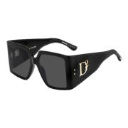 Stijlvolle Zonnebril voor Vrouwen Dsquared2 , Black , Dames