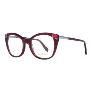 Burgundy Vlinder Optische Brillen voor Vrouwen Emilio Pucci , Red , Da...