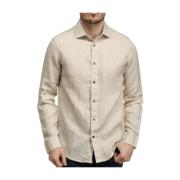 Casual overhemd Emporio Armani , Beige , Heren