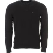 Sportief Gestreept Sweatshirt Emporio Armani , Black , Heren