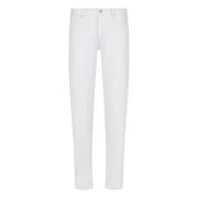 Slim-Fit Jeans voor Mannen Emporio Armani , White , Heren