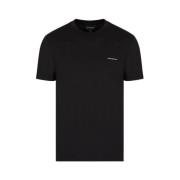 T-Shirts Emporio Armani , Black , Heren