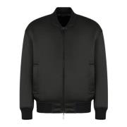 Omkeerbare Zwarte Bomberjas Emporio Armani , Black , Heren