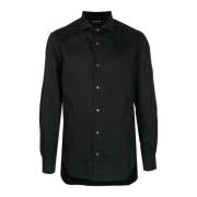 Zwarte Regular FIT Overhemd met All Over Adelaar Logo Emporio Armani ,...