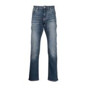 Blauwe denim jeans Emporio Armani , Blue , Heren