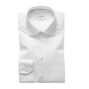 Formeel wit overhemd met extra lange mouw Eton , White , Heren