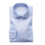 Stijlvolle Blauwe Slim Fit Shirt voor Mannen Eton , Blue , Heren