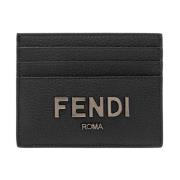 Kaarthouder met logo Fendi , Black , Heren