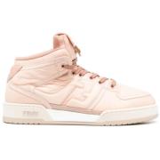 Geëmbosseerde hoge sneakers Fendi , Pink , Dames