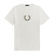 t-shirt Fred Perry , White , Heren