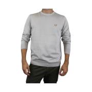 Stenen Gebreide Trui Fred Perry , Gray , Heren