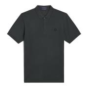 Originele effen polo nachtgroen / zwart Fred Perry , Green , Heren