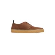 Linden Suede Creepers met Schots Geruit Patroon Fred Perry , Brown , H...